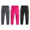 Kids' Fleece-Lined Softshell Ski Pants for Autumn & Winter, Windproof and Warm