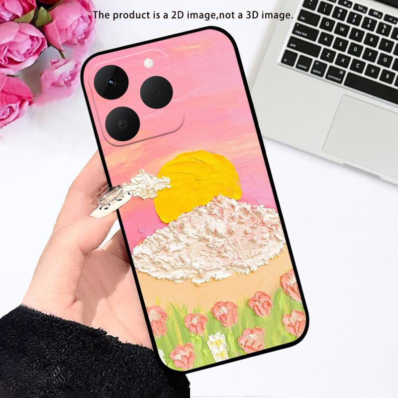 Shockproof Phone Case For Realme 15T 5G Case Soft TPU Silicone Back Cover 15 T RMX5111 RMX5112 Funda 6.57" Camera Protection