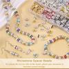 Good-8Mm Spacer Beads For Crafting, 15 Colors Rondelle Spacer Beads Box, Fancy Crystal Rhinestone Beads