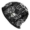 Custom Romance Vintage Heavy Metal Bonnet Hat Knitting Hat Fashion Unisex Winter Warm Skullies Beanies Caps