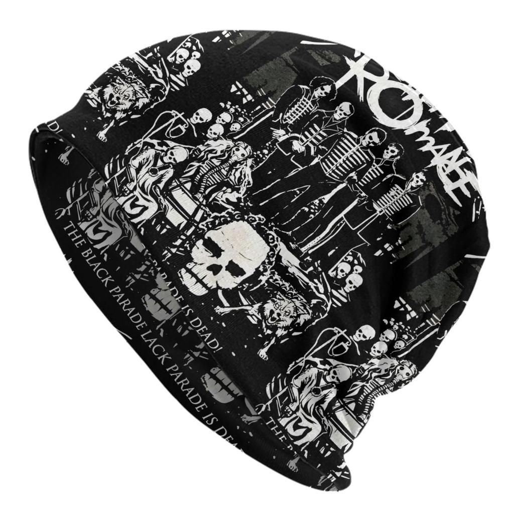 Custom Romance Vintage Heavy Metal Bonnet Hat Knitting Hat Fashion Unisex Winter Warm Skullies Beanies Caps