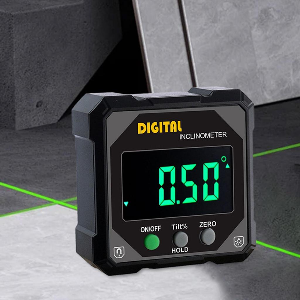 Digital Angle Gauge Meter Inclinometer Electronic Level Data Retention Function