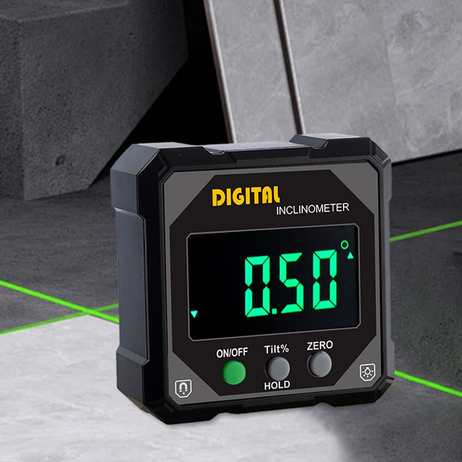 

Digital Angle Gauge Meter Inclinometer Electronic Level Data Retention Function жовтий