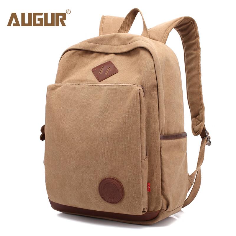 Yi Le Qi Ao Ge Men s Canvas Laptop Backpack