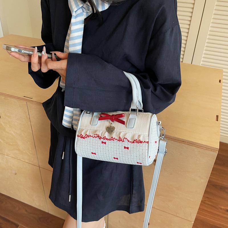 New Handbag Cute Bow Shoulder Bag Versatile Casual Fashion Messenger Bag