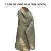 Tencen Camouflage Poncho Cold with Compression Perfect for Car Outdoor and Office Blanket, Multifunctional, Waterproof, Lightweight, Protection,