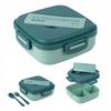 Lunchbox Z Przegrodkami Ontbijtbox Met Bestek 1100Ml Kite