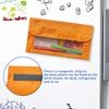 Portable Magnetic Whiteboard with Self-Adhesive Storage Pockets