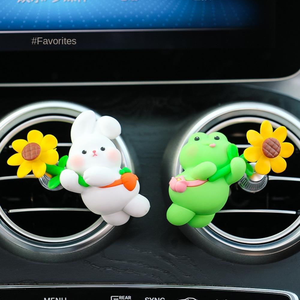 

Animal Cartoon Car Air Outlet Decor Flower Car Air Outlet Aromatherapy Air Vent Outlet