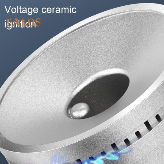 Mini Bütan Ocak 2900W Rüzgar Geçirmez Açık Hava Kamp Yürüyüş Ocağı Alüminyum Alaşım Taşınabilir İç Mekan Dış Mekan Pişirme Tek Brülörlü Gaz Ocağı