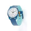 Citizen Q&Q Analog Watch, Smile Solar, Matching Style, Waterproof, Urethane Strap, R02A-002VK, Egyptian Blue