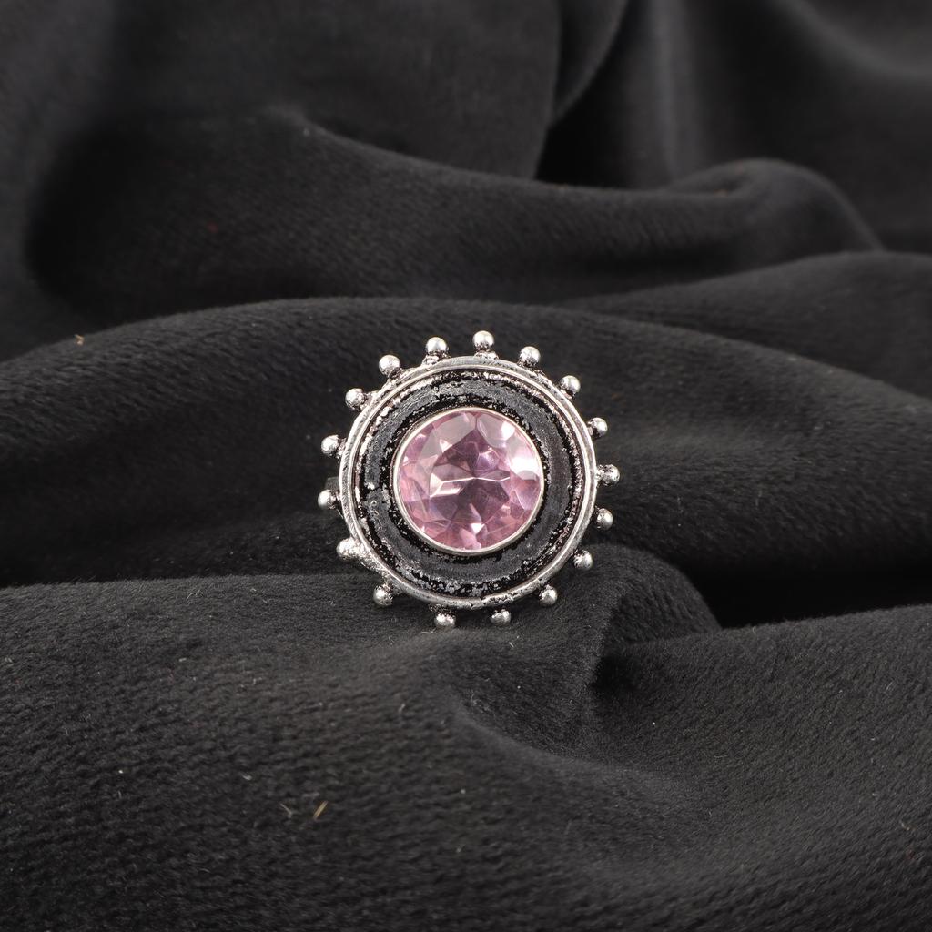 Wonderful Morganite Gemstone Jewelry, 925 Solid Sterling Silver Ring, Handmade Silver Ring, Gift For Women