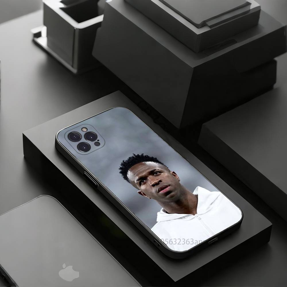 V-Vinicius J-Junior-S Fashion Football Superstar Phone Case for iPhone 11Pro 13 12 11 Pro Max 16e 17 Air 16 15 14 Plus 11ProMax