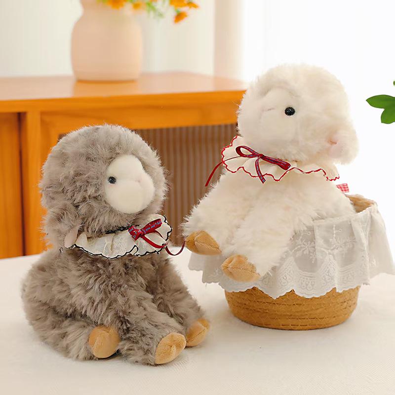 Cute Lamb Plush Backpack - Adorable Sheep Shoulder Bag Gift for Girls