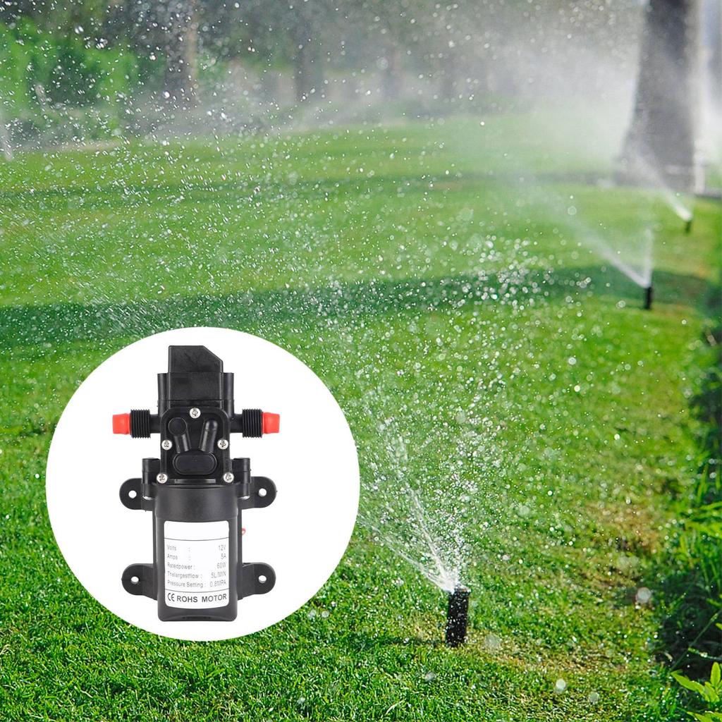 Diaphragm Pump  12V  High Pressure 116Psi Self Priming  Camping Boat  High Pressure