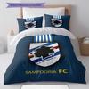 U.C. Sampdoria Bedding Quilt Set Quilt Cover Pillowcase Home Decoration Birthday Gift (1 * Duvet Cover + 2 * Pillowcase, Without Core)