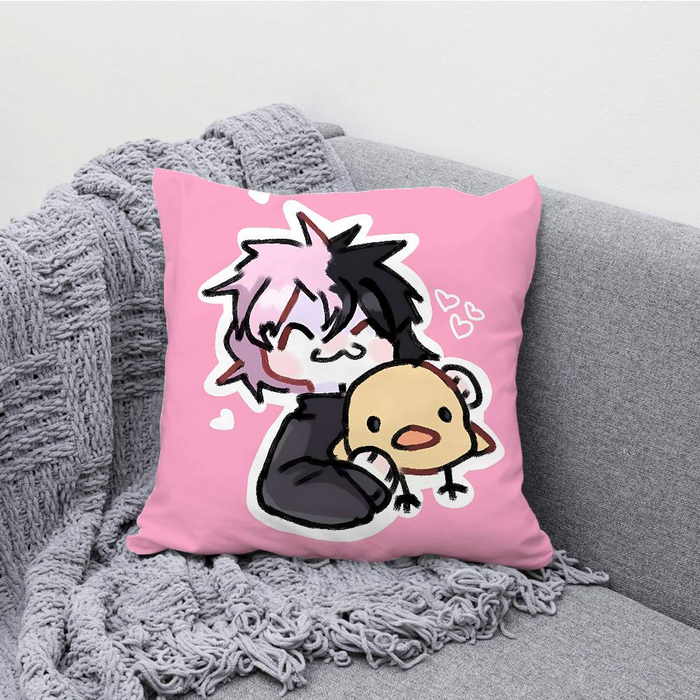 L-Lil P-Peep Pillow Case Print Polyester Fiber 40X40 cm Home Sofa Throw Cushion Cover Decoration