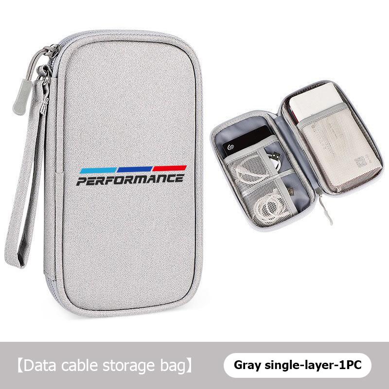 

Universal Car Travel Portable Data Cable Storage Bag Accessories For BMW Performance M2 M3 M4 X1 X3 X4 X5 E87 X7 E91 G20