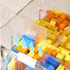 Plastic Building Blocks Storage Boxes Green/Yellow Storages Box  Building Blocks
