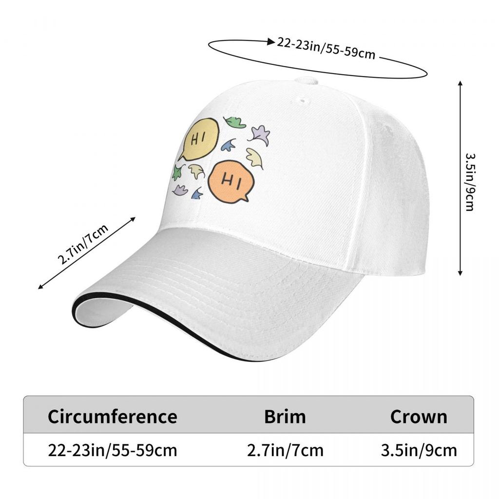 Heartstopper Hi mit Blättern Cap Baseball Cap Golfbekleidung Golfmütze Wandermütze Mütze Unisex Damen