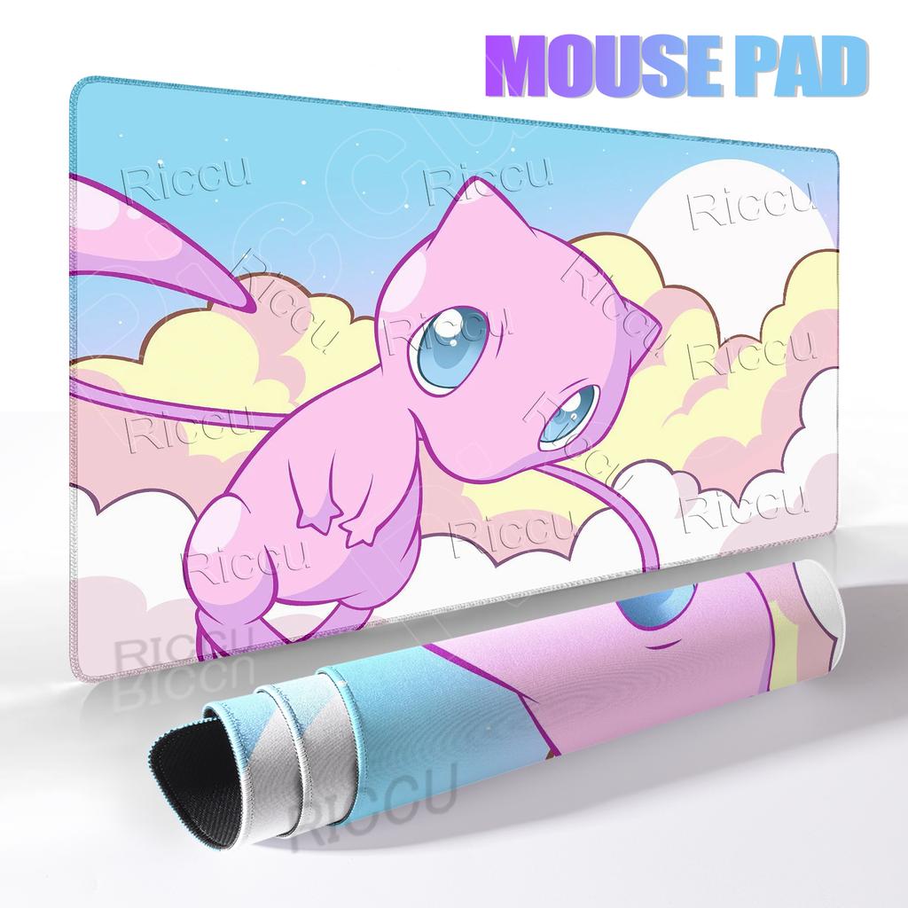 Mewtwo Large Mouse Pad Gamer pokemon Keyboard Desk Mat XXL Carpet Rubber Tapis Souris PC Accessories Mousepad Gaming accessories
