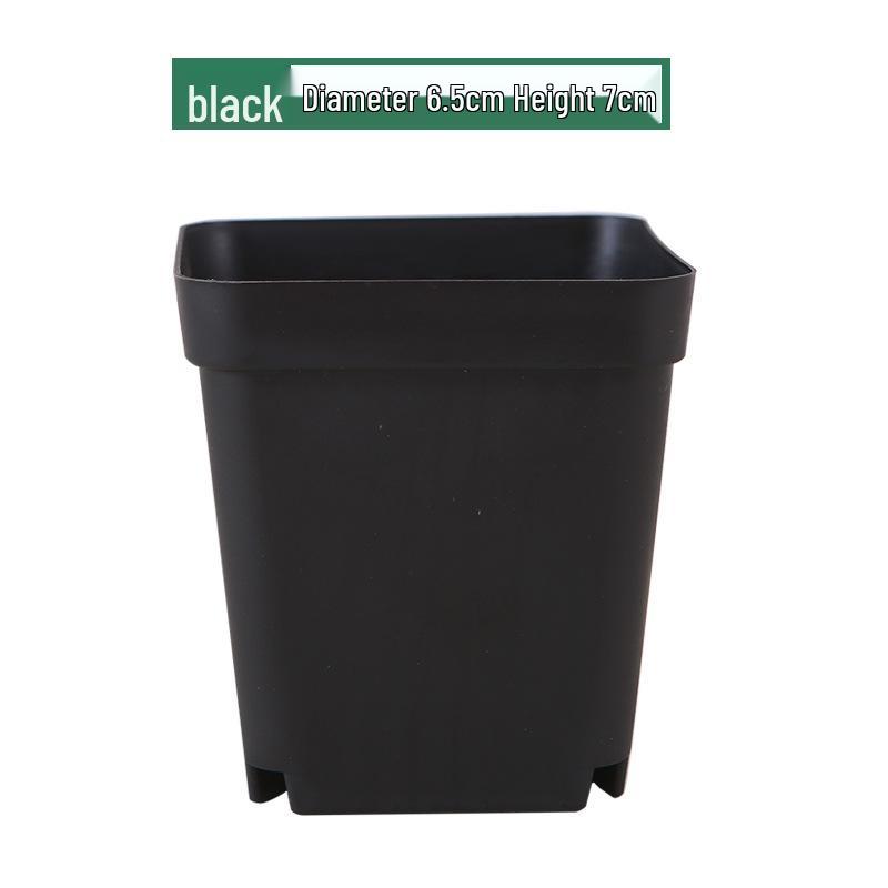 7cm Thickened Small Square Candy Color Flower Pot for Succulents