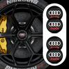 4x 56mm Auto Hub Center Caps Sticker Decal Rim Logo for Yngc9 R8 TT A3 A4 A4L A5 Q7 A8L Q8 S4 S5 S6 S7