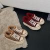 Fleece Thick-soled Versatile Casual Board Shoes for Women's New Women's Winter Models, Light and Non-slip Soft Soles, Not Tiring Feet