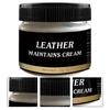 Leather Care Cream Leather Repair Polishing For Couches Deep Nourishing Recoloring Balm Dark Brown Furniture Leather