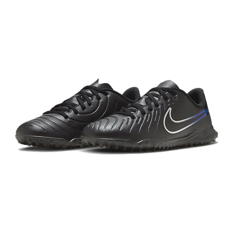Nike Tiempo Legend 10 Club TF GS Shadow Pack Kids Sneakers Black Hyper-Royal Chrome DV4355-040