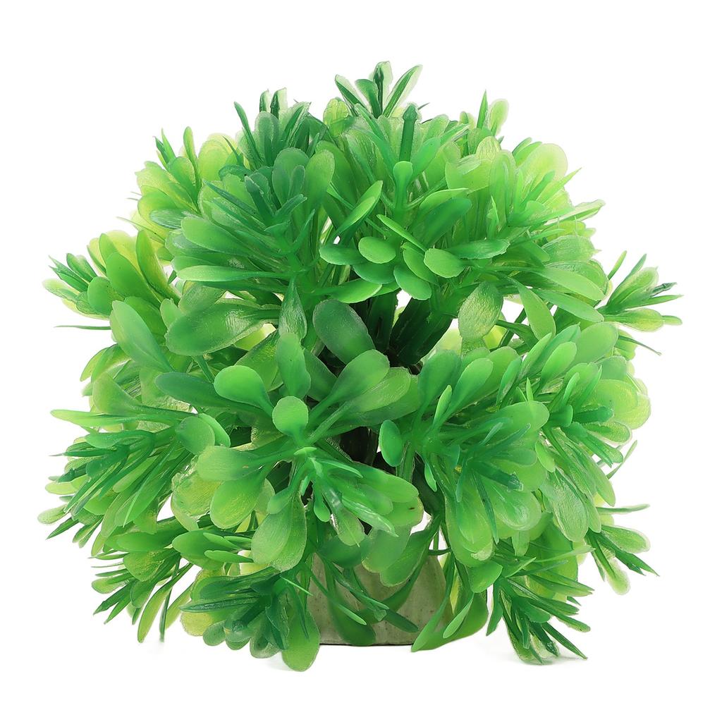 Artificial Aquarium Grass Ball Colorfast Fish Tank Plastic Grass Ball for Aquarium Fish Tank