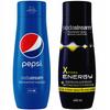 Conjunto de 2 concentrados SodaStream Pepsi+Energy