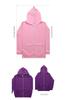 Men's Solid Color Full Zip Hoodie Sweatshirt