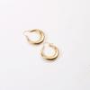 Non Tarnish Waterproof Basic Hollow Out Hoop Earrings Stainless Steel Earrings