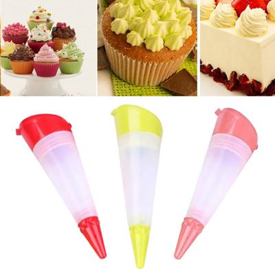 Schokoladendekorationsstift, 3 Köpfe, Kuchen-Schreibwerkzeug für Cupcakes, Gebäck, DIY-Kuchendekorationsset mit Kolben, einfach zu verwendendes Küchenzubehör