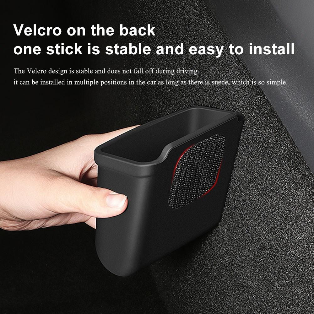 Heenvn Silicone Car Storage Box For Tesla Model 3 Y Model 3 Highland Model Y Juniper 2017-2026 Hidden Cover Tray Phone Organizer