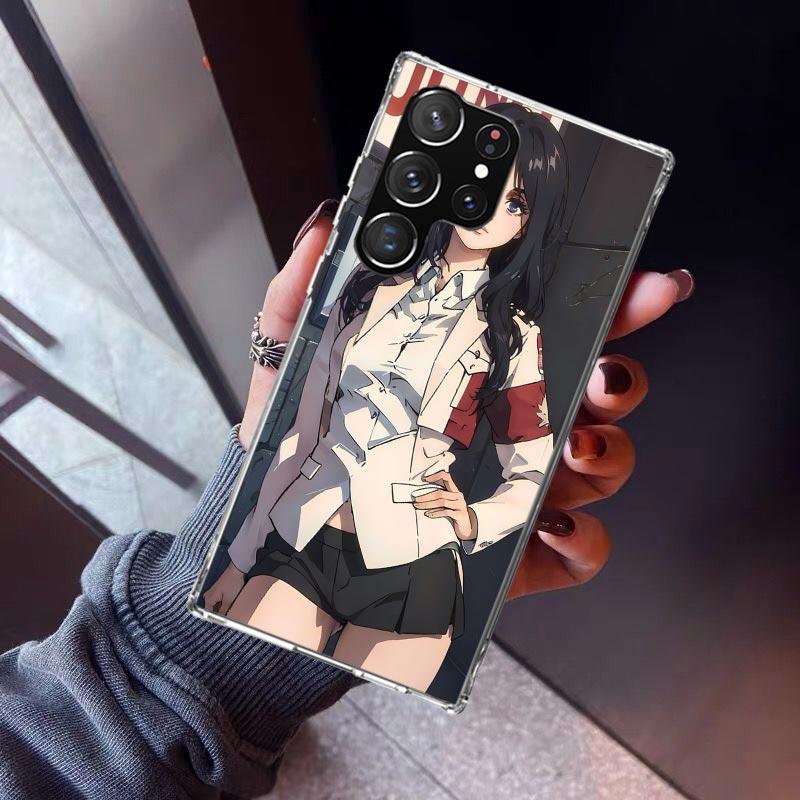 A-Attack On T-Titan Annie Mikasa Phone Case For Samsung Galaxy S26 S25 Edge S24 S23 Ultra S22 Plus S21 S20 FE Soft TPU Back Cove