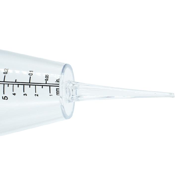 Clear Plastic Cone Rain Gauge Innovative Starter Gardening Plant Growing