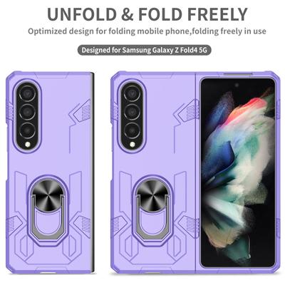 Faltendes Design Harte Handyhülle für Samsung Galaxy Z Fold 4 Fold4 5g Fold 3 2 Fold3 Fold2 Tragbare Fingerabdeckung