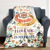 Friendship Endures Distance Blanket Personalized Name Soft Warm And Versatile For Sofa Bed Office And Travel Machine Washable Comfortable In All
