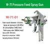 W-71 High Atomization Spray Gun for Sheet Metal, Automotive, Furniture, and Woodworking with Latex and Oil Paint Compatibility.