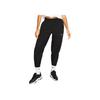 Nike Elastic Logo Print Mid-Rise Knitted Sports Pants Women bottoms Black CQ4003-010