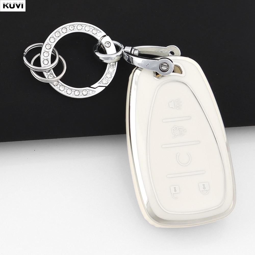 4 5 Buttons Tpu Car Key Case Cover For Chevrolet Chevy Malibu Camaro Cruze Traverse Spark Equinox Sonic Volt Bolt Accessories