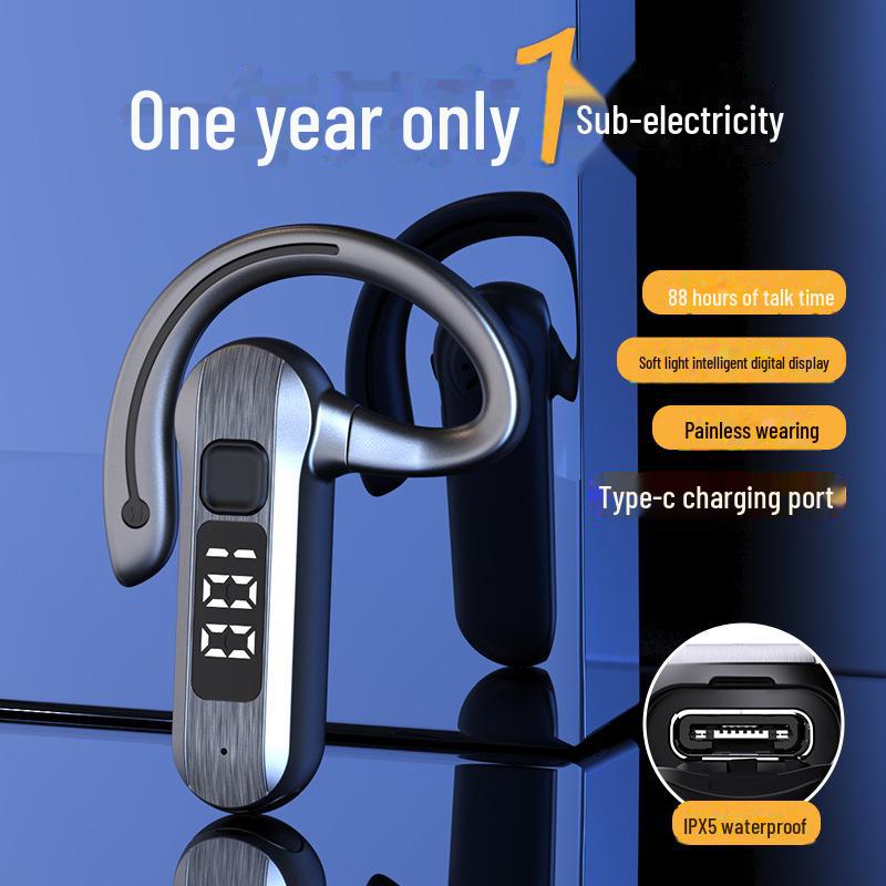 M26 OWS Ear-Hook Wireless Bone Conduction Bluetooth Headset for Running with Noise Reduction