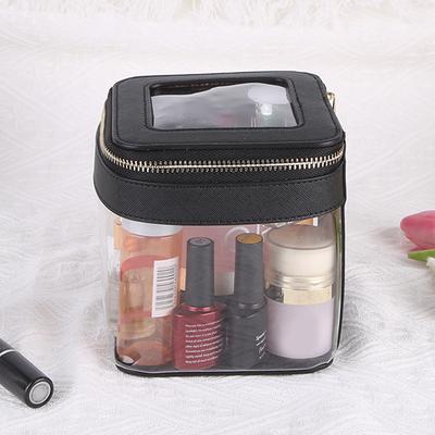 Damen Klare Kosmetiktasche Wasserdichte Kosmetik-Organizer-Tasche Tragbarer Kleiner Make-Up-Organizer für Zuhause Geschäftsreise