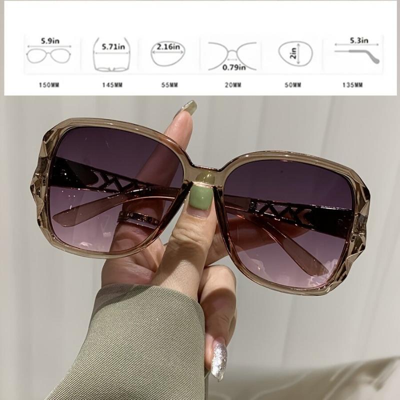 Fashion Square Sunglasses Women Luxury Brand Big Purple Sun Glasses Female Mirror Shades Ladies  Feminino