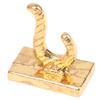4Pcs 1:12 Dollhouse Miniature Clothes Coat Hook Dollhouse Bathroom Accessories