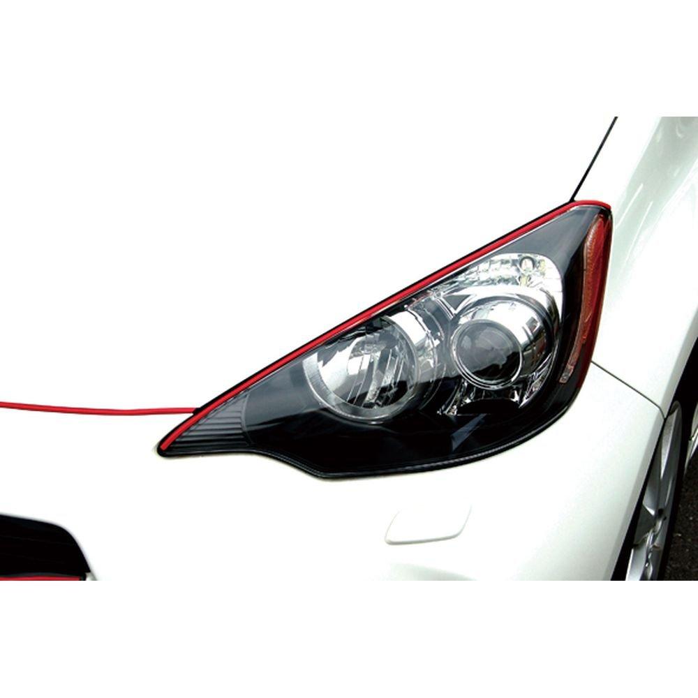 Kashimura NKS-95 Door Mall, Exterior Wide, 0.2 inch (6 mm), Red, General Purpose, Line Mall, Edge Mall, Dress Up Mall