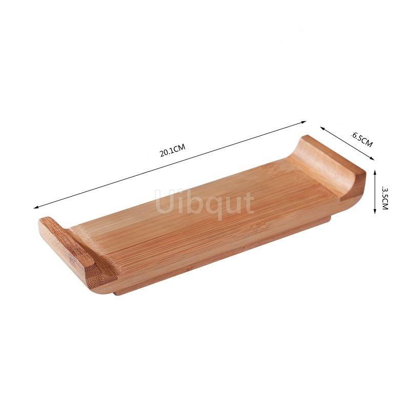 Bamboo Sushi Board Boat Plate Rectangular Platform Cooking Sashimi Basin Japanese Korean Cuisine Tableware Serving Plate Tray