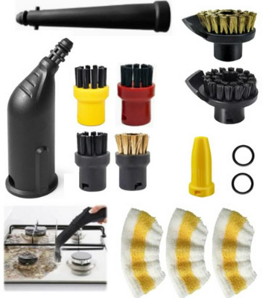 Cloth Mop Cover and Brush Set for Karcher SC1-SC5 Steam Cleaners
